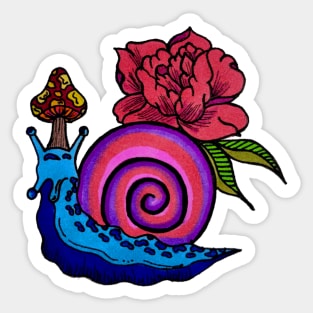 Snail Garden Sticker